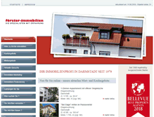 Tablet Screenshot of foerster-immobilien.de